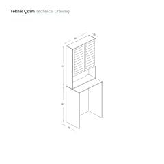 Shower Alder Çamaşır Makinesi Dolabı