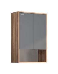 Shower Venüs Çamaşır Makinesi Dolabı Antrasit/Hazar