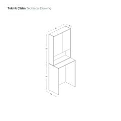 Shower Venüs Çamaşır Makinesi Dolabı Antrasit/Hazar