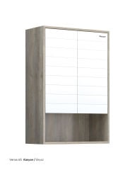 Shower Vesta Çamaşır Makinesi Dolabı Kanyon/Beyaz