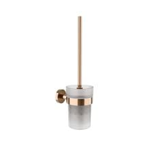Kale D100 Tuvalet Fırçalığı Rose Gold (Buzlu Cam)