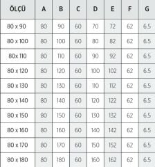 Shower 80x170 Beta Dikdörtgen Duş Teknesi (Panelli)