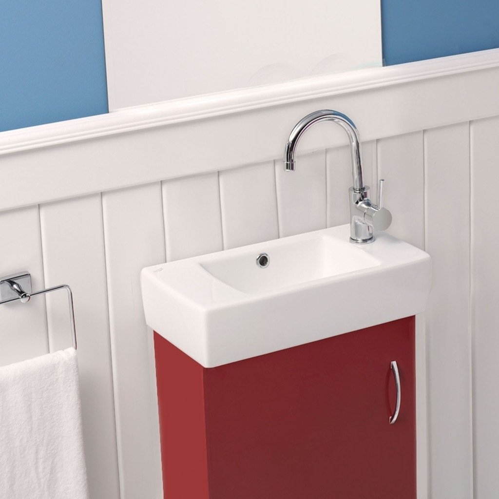 TURKUAZ | CİTY LAVABO 25x50 CM (BATARYA DELİĞİ SAĞDA)