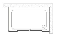 Shower Neptün 70x130 2 Sabit 2 Çalışır Yan Panelli Tekne Üzeri Kabin