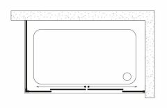 Shower Neptün 70x140 2 Sabit 2 Çalışır Yan Panelli Tekne Üzeri Kabin