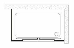 Shower Neptün 70x160 2 Sabit 2 Çalışır Yan Panelli Tekne Üzeri Kabin