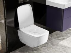 TURKUAZ MONA ASMA KLOZET + YAVAŞ KAPANAN KAPAK