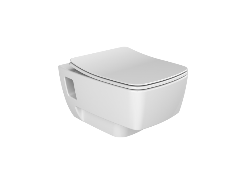 TURKUAZ MONA ASMA KLOZET + YAVAŞ KAPANAN KAPAK