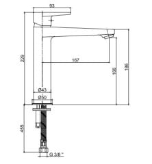 E.C.A. | DALIA ORTA BOY LAVABO BATARYASI