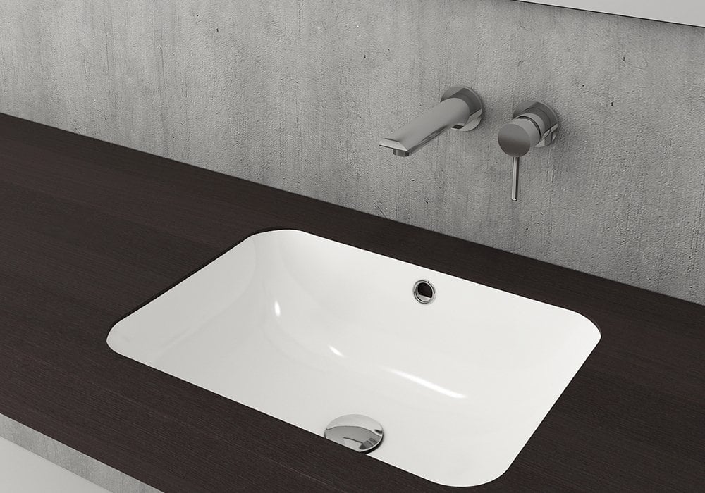 Bocchi | Scala Tezgah Altı Lavabo 55x41 cm P.Beyaz