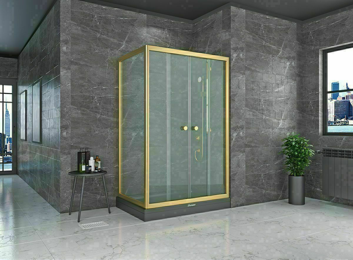 Shower Neptün 80x150 2 Sabit 2 Çalışır Yan Panelli Tekne Üzeri Kabin