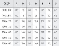 Shower 100x160 Beta Dikdörtgen Duş Teknesi (Panelli)
