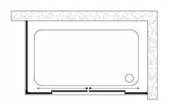 Shower Neptün 90x120 2 Sabit 2 Çalışır Yan Panelli Tekne Üzeri Kabin