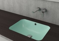 Bocchi | Scala Tezgah Altı Lavabo 55x41 cm Mat Mint Yeşil
