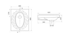 TURKUAZ CITY 50x60 ÇEVRE YIKAMALI HELATAŞI