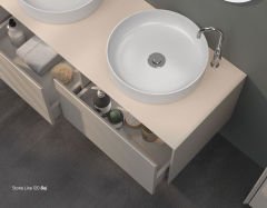 Shower Stone Line 120 cm Banyo Dolabı