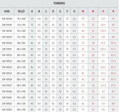 Shower 70x100 Tundra Düz Zemin Oval Asimetrik Duş Teknesi (Panelli)