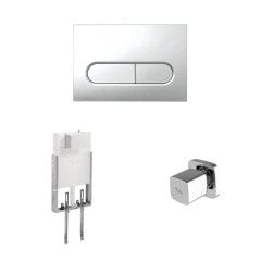 Kale Versus Gömme Rezervuar Seti + Mat Buton + Stop Valf