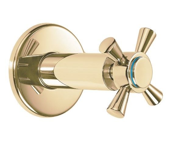 E.C.A. | QUADRILLE ANKASTRE ARA KESME VALFİ G 1/2” ALTIN GÖRÜNÜMLÜ