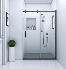 Shower Royal 200 cm 1 Sabit 1 Kayar İki Duvar Arası Tekne Üzeri Duş Kabini