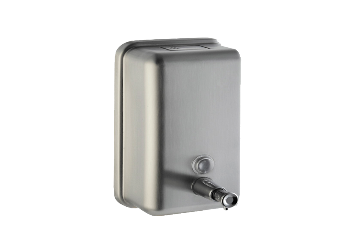 CSK DİKEY SIVI SABUNLUK 1000ML MAT / KROM