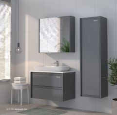 Shower Hitit 100 cm Banyo Dolabı Boy Dolapsız - Melisa