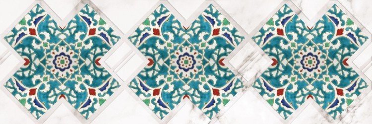 25x75 Alla Turca Yadigar Çapraz Dekor ''Adet fiyatıdır.''