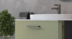 Shower Sıla 85 cm Banyo Dolabı Boy Dolaplı - Sardunya