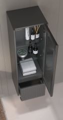 Shower Petra 108 cm Banyo Dolabı Boy Dolapsız - Sahra