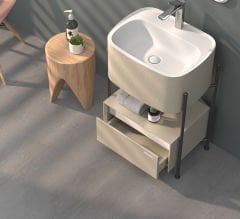 Shower İron 2 Banyo Dolabı Sahra