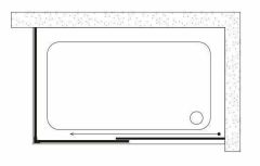 Shower Satürn 80x130 1 Sabit 1 Çalışır Yan Panelli Tekne Üzeri Kabin