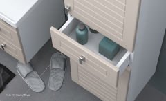 Shower Alder 65 cm Banyo Dolabı