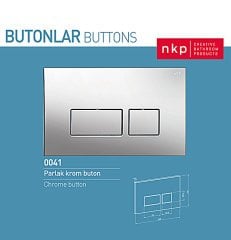 NKP | PARLAK KROM BUTON 3/6 LT.