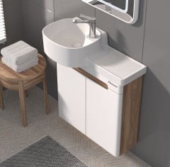 Shower Serin 65 cm Banyo Dolabı