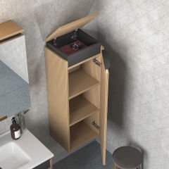 Shower Arno 85 cm Banyo Dolabı