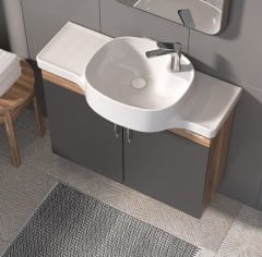 Shower Özgün 65 cm Banyo Dolabı Boy Dolapsız - Sahra/Hazar