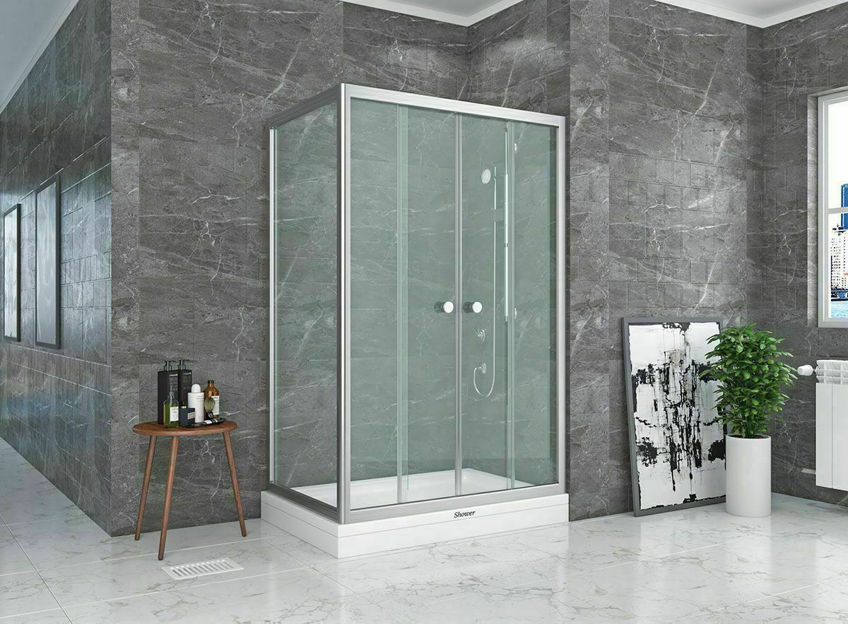Shower Satürn 90x190 2 Sabit 2 Çalışır Yan Panelli Tekne Üzeri Kabin