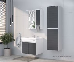 Shower Vesta 80 cm Banyo Dolabı