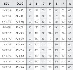 Shower 70x90 Riva Dikdörtgen Monoblok Duş Teknesi