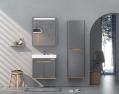 Shower Lenon 60 cm Banyo Dolabı