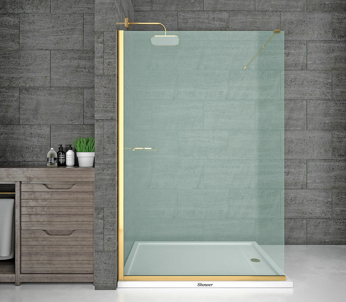 Shower Joy 130 cm Tekne Üzeri Seperatör Kabin