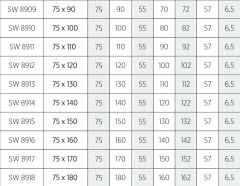 Shower 75x150 Riva Dikdörtgen Monoblok Duş Teknesi