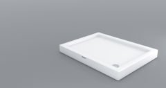 Shower 80x130 Riva Dikdörtgen Monoblok Duş Teknesi