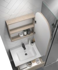 Shower İdol 85 cm Banyo Dolabı