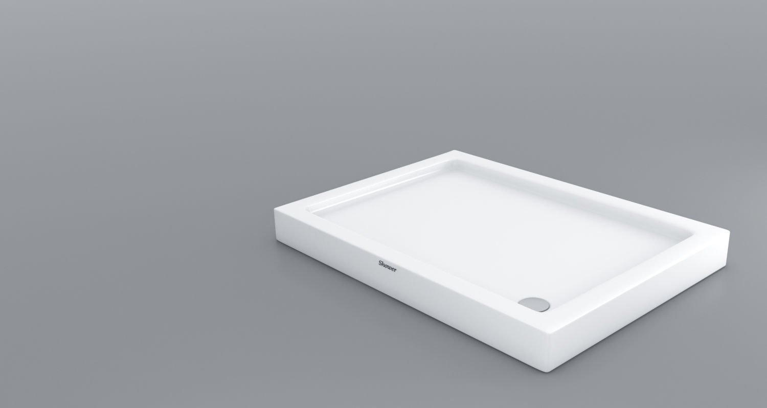 Shower 90x140 Riva Dikdörtgen Monoblok Duş Teknesi